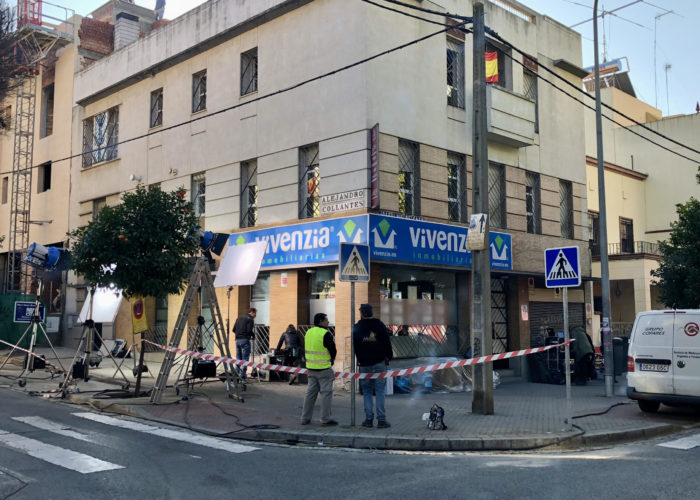 escenario de película