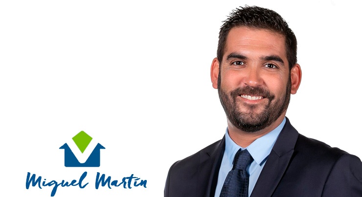 Miguel Martín, agente inmobiliario en Santa Aurelia