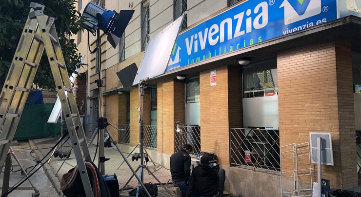 una inmobiliaria de película