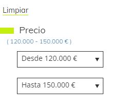 filtros búsqueda vivienda